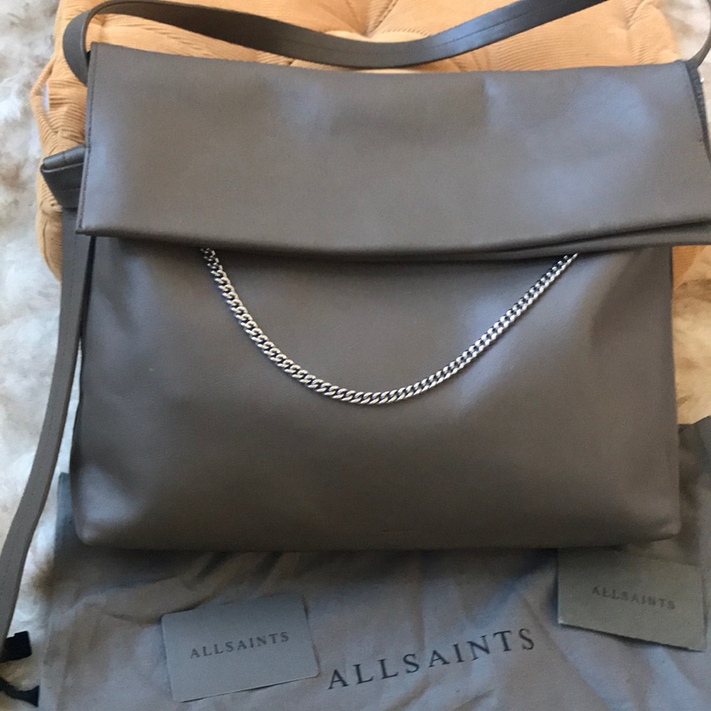 ALLSAINTS leather shoulder bag